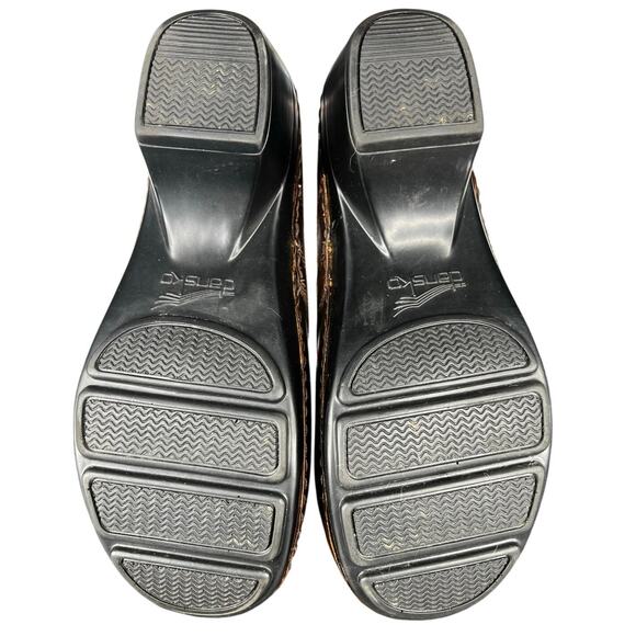 Dansko Women’s Solstice Brown Leather Clog Size 37 US 6.5/7 - Picture 9 of 10